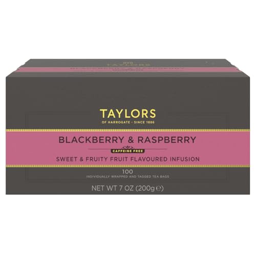 Taylors of Harrogate BlackBerry and Raspberry Enveloped Tea Pack 100s