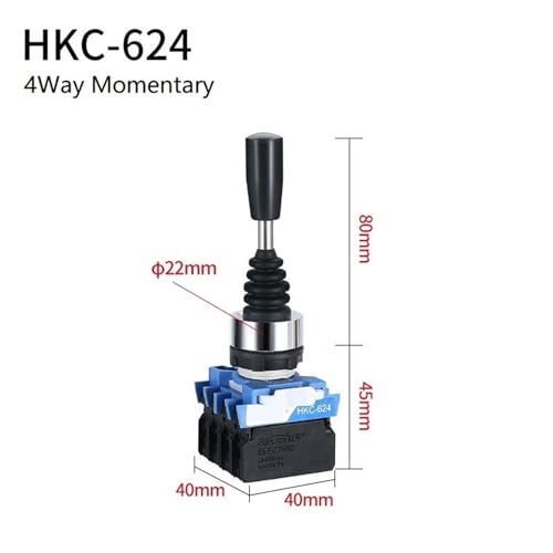 Commutateurs à Joystick Monolever 22mm pour le contrôle précis d'engins - 2