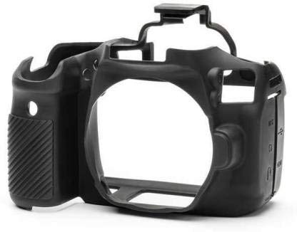 Silicone Protection Cover/Case for Canon EOS 90D (Black Color)-image-0