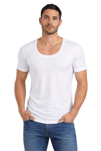 Men's Vest with Sleeves, Pure Cotton (Pack of 2)-picture-26