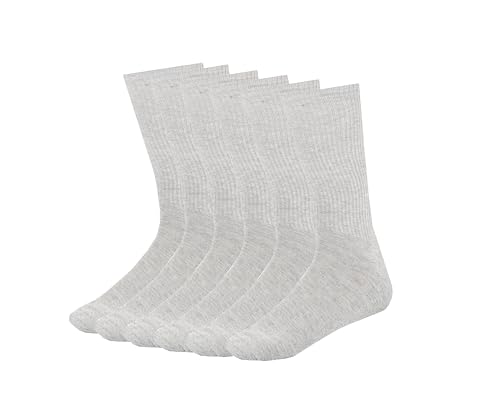 Image of Women Cotton Crew Socks Soft Comfortable Thin And Breathable on Top Durable Double Layer Cushioned Reinforced Sole.