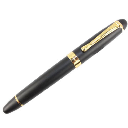 Jinhao penna 450 roller con anello d'oro - nero