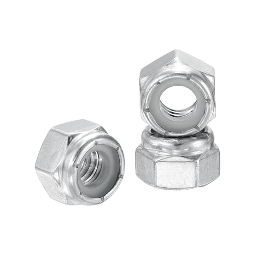 Kozelo 35Pcs 5/16"-18 Écrous hexagonaux nylon frein acier inoxydable 304 argenté
