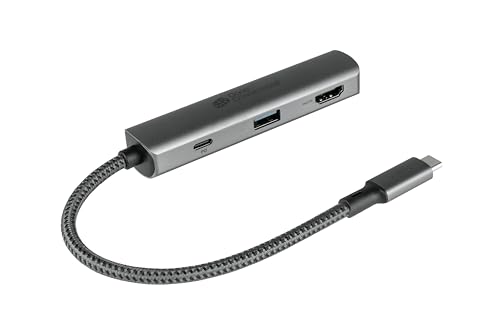 Hub USB-C multiport de charge 94W avec adaptateur HDMI 2.0 4K pour écran