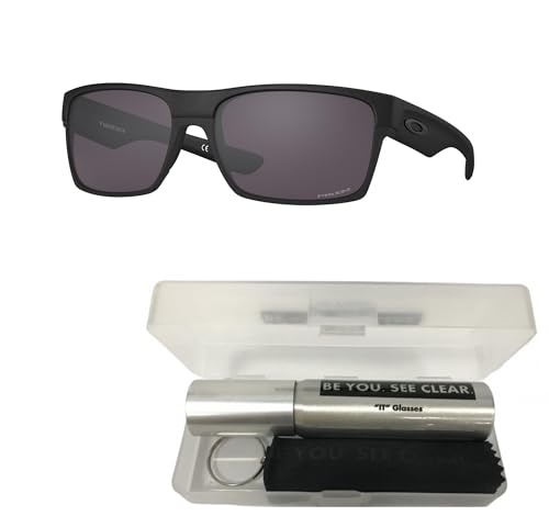 Oakley OO9189 Sunglasses Bundle: OO 9189 918942 Steel and Eyewear Cleaning Kit2