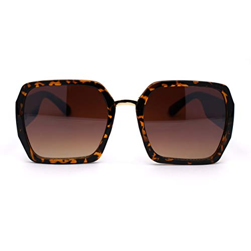 Womens Oversize Rectangular Butterfly Chic Designer Sunglasses2