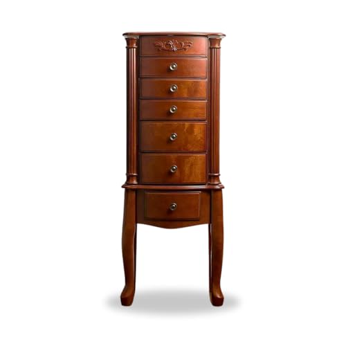 Hives and Honey Amber Antique-Style Standing Organizer with 6 Drawers