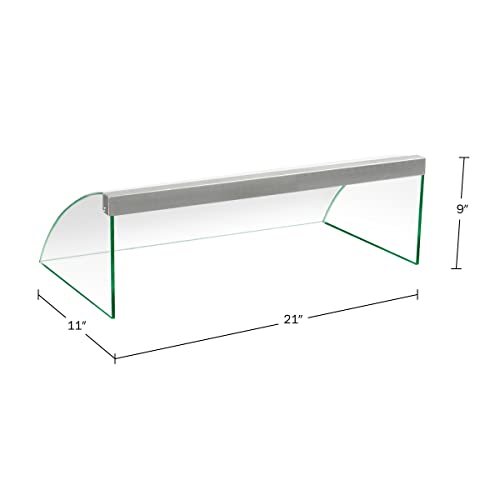 Image of Hotdog Roller Cover - Tempered Glass Grill Guard Fits 7-Roller Hot Dog Cooker Machines - Concession Stand Supplies by Great Northern Popcorn