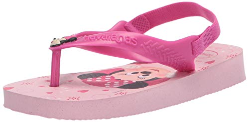 Havaianas Kids Disney Classics Flip Flop Sandal, Crystal Rose, 6 US Unisex Toddler