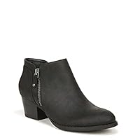 LifeStride Womens Blake Zip Ankle Booties Black 8 M