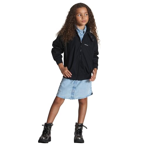 Members Only Girls Iconic Racer Lightweight Bomber Jacket, Multiple Pockets (Toddler - Big kids)4
