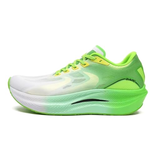 Image of Carbon Plate Marathon Running Racing Shoes Men Stable Support Shock-Relief Ultra-Light TPU Outsole Rebound Sneakers