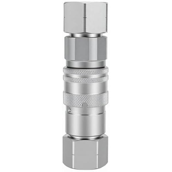 Fafeicy Szybkozłącze Hydrauliczne z Płaskim Czołem, Zgodne z normą ISO 16028, Korpus 1/2 Cala, Gwint NPT 3/4 Cala, do Układów Hydraulicznych Maszyn Rolniczych i Ciągników