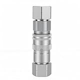Fafeicy Hydraulische Schnellkupplung (Flat-Face-Ausführung) – Entspricht ISO 16028 – 3/4″ NPT-Gewinde – 1/2″ Baugröße – Für Hydraulische Anbaugeräte an Landmaschinen