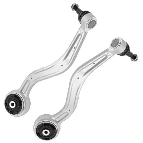 Image of Detroit Axle - RWD Front Control Arms Kit for 2013 2014 2015 2016 2017 2018 2019 Cadillac ATS, 4 Lower Forward and Rearward Control Arms with Ball Joint 2 Outer Tie Rods Replacement