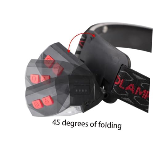Linterna LED recargable portátil ligera con sensor para camping 4