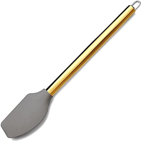 Berglander Gold Silicone Spatulas with Stainless Steel Handle Cover