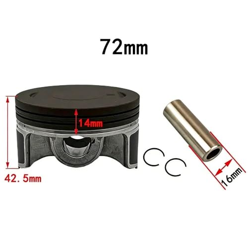 Pistón de motocicleta 72MM para eliminar el humo y reparar ZS CB250F 2