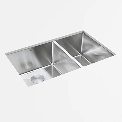 Zuhne 32-Inch Stainless Steel Undermount Kitchen Sink Double Bowl 16 Gauge (60/40) #TOP2