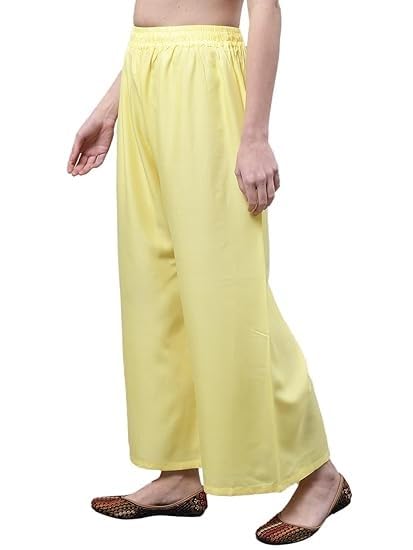 aartej Women Clothing Solid Rayon Palazzo for Women/Girls | Palazzo Without Pocket | Comfortable and Relaxed | Pants for Women | Solid Palazzo Pants-picture-26