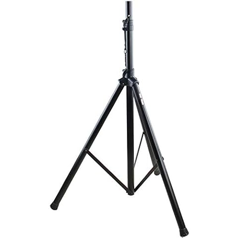 PA Speaker Stand by Hola! Music, Professional Tripod Structure, 4-6ft Adjustable Height, Model HPS-200S Cover