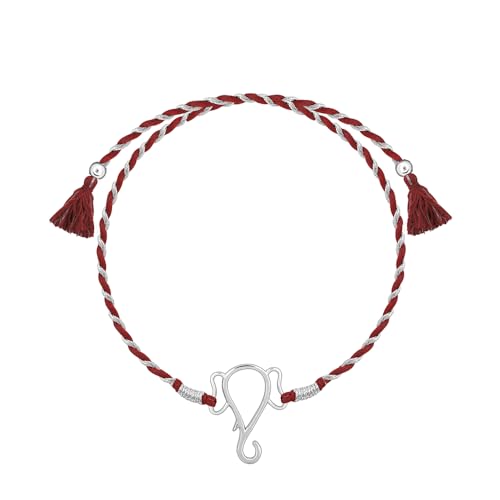 Image of GIVA 925 Silver Protector of All Rakhi, Cotton Thread |Quirky Rakshabandhan Rakhi for Brother | Silver Rakhi for Boys & Men With Certificate of Authenticity and 925 Stamp