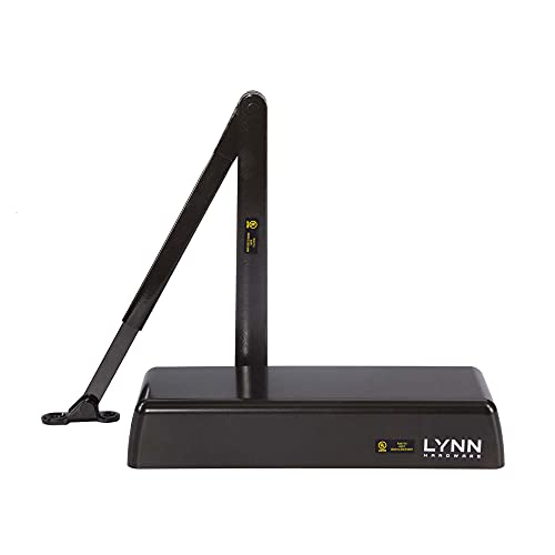 Extra Heavy Duty Commercial Door Closer -Lynn Hdwr Model # Lh9016 (Us10B Dark Bronze)- Surface Mounted, Grade 1, Cast Iron, Ul 3 Hour Fire Rated & Ada For High Abuse Traffic Doorways #TOP3