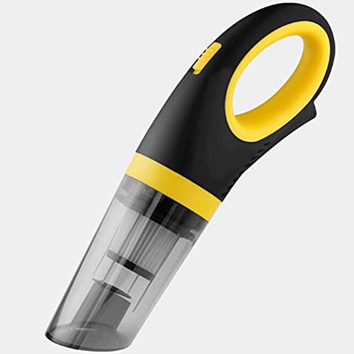 Aspirateur à main jaune contre la poussière de voiture sans fil USB - 5