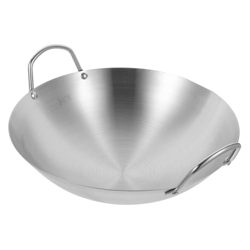 Wok Mobestech de acero inoxidable para estufa de gas