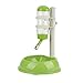 Ciotola per acqua per cani, erogatore automatico regolabile in altezza per cane(Green)