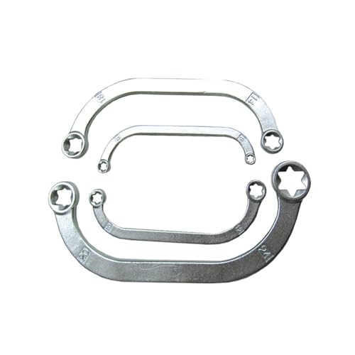 CLES A OEIL TORX COURBEES E6 à E24-4 PIECES