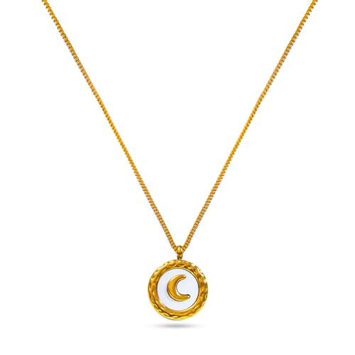 Image of Rubans Demi Fine Stainless Steel Pendant Chain Daily Gift for Women & Girls