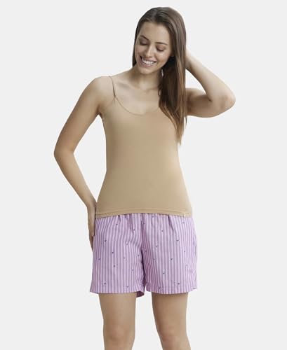 Image of Jockey 1487 Women Super Combed Cotton Rib Camisole with Adjustable Straps and StayFresh Treatment (Pack of 2)