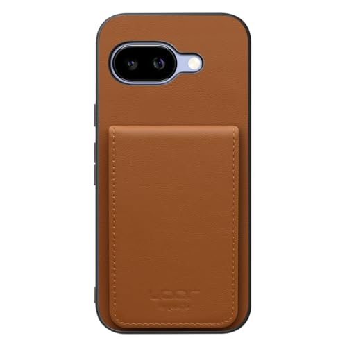 LOOF BASIC-SHELL SLIM CARD �{�v �J�[�h�z���_�[ �X�}�z�P�[�X for Google Pixel 9a �p �P�[�X �J�o�[ �J�[�h���[ �w�� �X�g���b�v�z�[�� �J�[�h���� �V�F�� �w�ʎ��[ �J�[�h�P�[�X ���^ �X�^���h [�L������