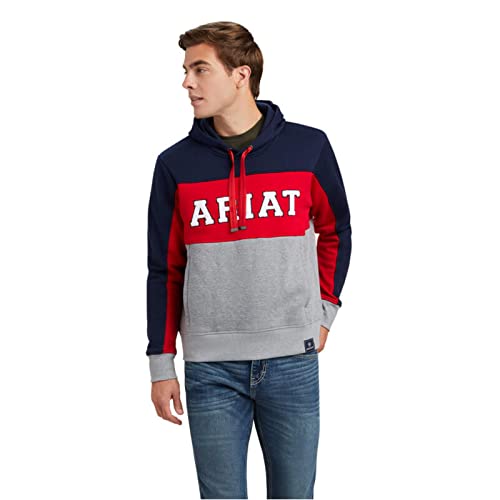 Ariat Male Rabere Team Hoodie Navy X-Large