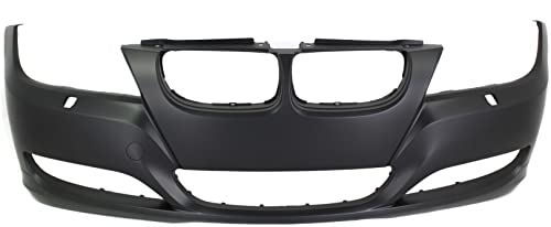 Evan Fischer Front Bumper Cover Compatible with 2009-2012 BMW 328i & 2009-2012 BMW 328i xDrive Partslink BM1000211