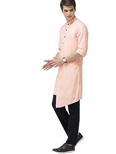 Image of The Indian Garage Co Men's Cotton Regular Fit Regular Kurta