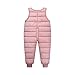 JELEUON Baby Boys Girls Spring Autumn Winter Puffer Down One Piece Pants Snow Bibs Sleeveless Puffer Jumpsuit Snowsuit Romper