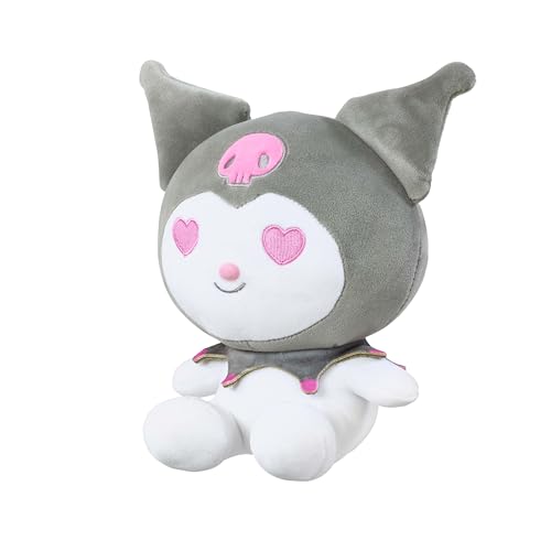 Hello Kitty Kuromi Plush, 16cm Soft Toy, Cute Kuromi Character in Signature Outfit, Official Licensed Merchandise - Image 2