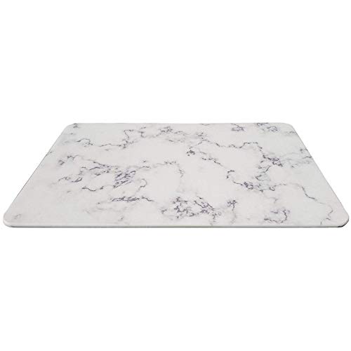 Diatomaceous Earth Hyper Dry Absorbent Stone Bath Mat â€“ Japanese Design Bathroom Floor Non-Slip Fast Water Absorbent Drying Natural Safe Diatomite Foot Pad Easy to Clean