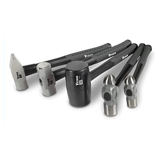 Titan 63125 5-Piece Hammer Set