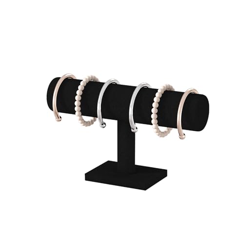LongMen Bracelet Holder,Bracelet Organizer for Selling,Bracelet Organizer for Women,Jewelry Business Supplies (Black, 1 Tier)
