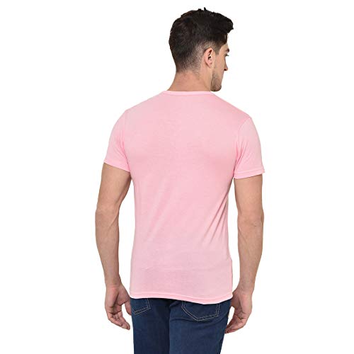 Image of VIMAL JONNEY Men's Classic Fit T-Shirt (V-PINK01-XXL Pink XX-Large)