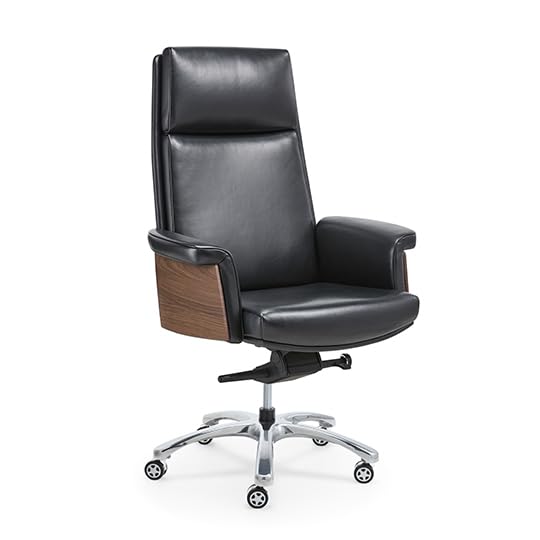 Fohfurniture Genuine Leather Executive Office Chair, High...