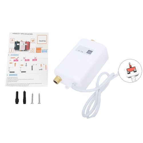 Mini Electric Water Heater, 3000W Tankless Instant...