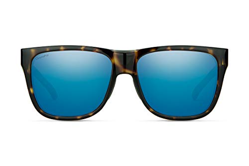 Image of Lowdown 2 ChromaPop Polarized Sunglasses, Vintage Tort / ChromaPop Blue Mirror, Smith Optics Lowdown 2 ChromaPop Sunglasses