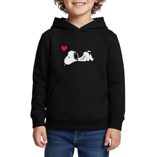 Sweat à capuche enfant Snoopy Amour Peanuts de Spreadshirt