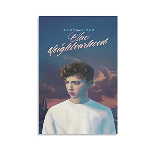 SHUANGXUAN Troye Sivan Australian Singer, Actor, Room Aesthetic Poster (2) Canvas Poster Wall Art Picture Prints Hanging Photo Gift Idea Decor Home Posters Artworks 12x18inch(30x45cm)