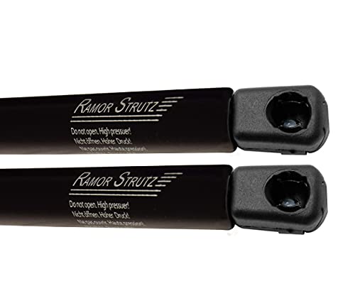 Ramor Strutz 2 Tailgate Gas Struts Compatible with Nissan Pixo 2009-2013, Suzuki Alto 2009-2014. Replacement for Nissan 90211-4A00D, 90450-4A00D, Suzuki 81850M68K00-000, 81860M68K00-000 and others.