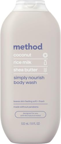 Image of Method Body Wash, Simply Nourish, Paraben and Phthalate Free, 18 oz (Pack of 12)